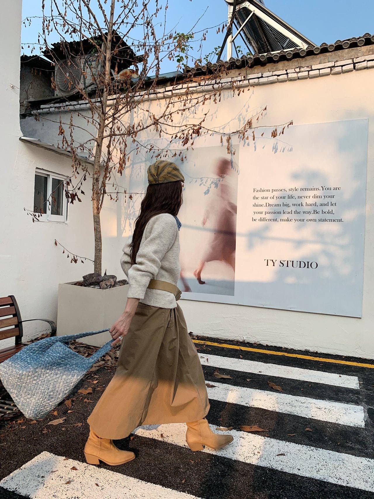 Little Light - Wholesale Jacket - Women's - Denim Layered Pocket Knit Jacket5