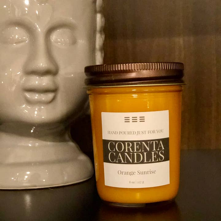 Orange Sunrise for wholesale by Corenta Candles