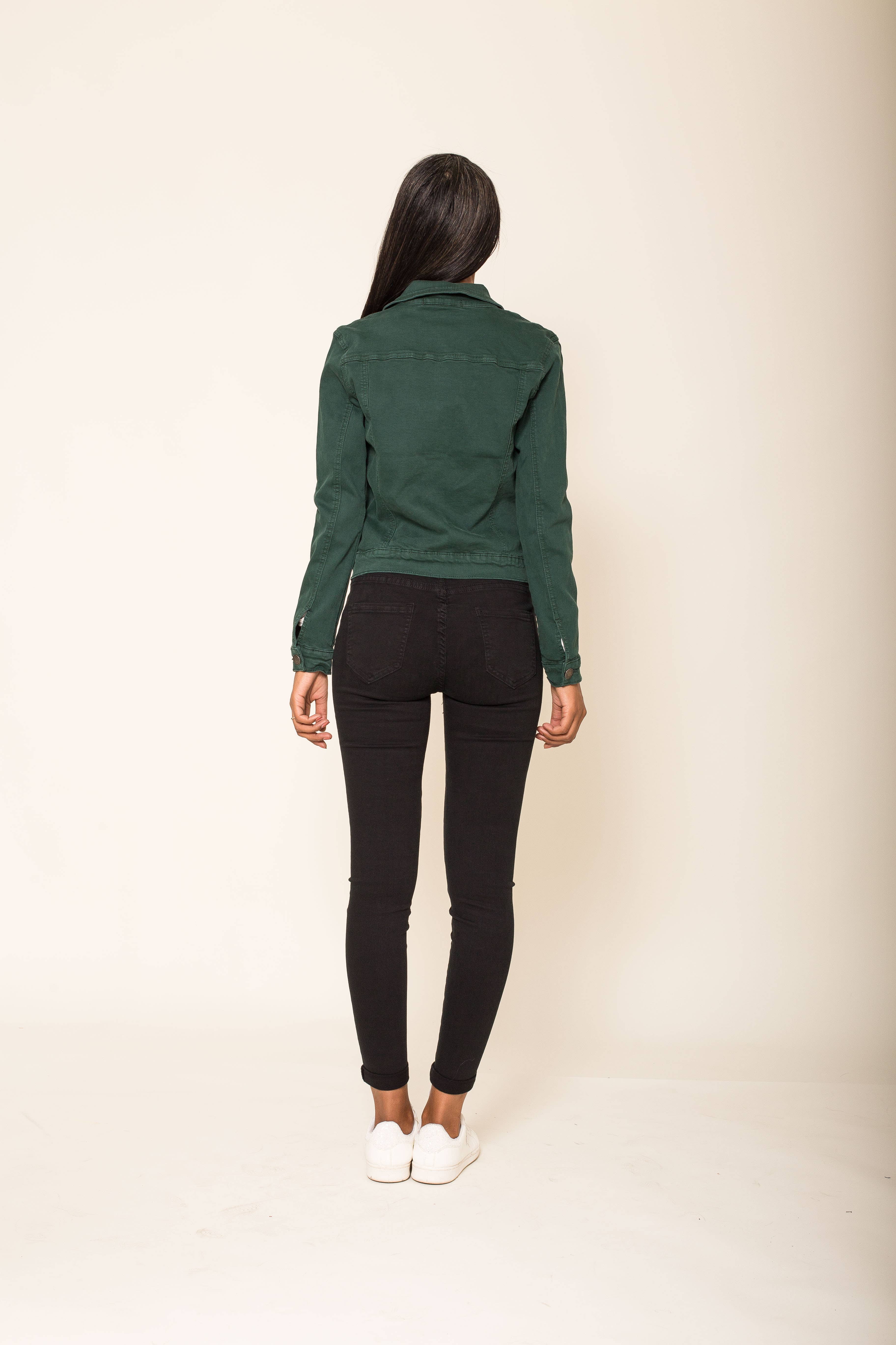 Nina Carter - Wholesale Jas - Dames - Stretch nauwsluitend jack kleur J212A71