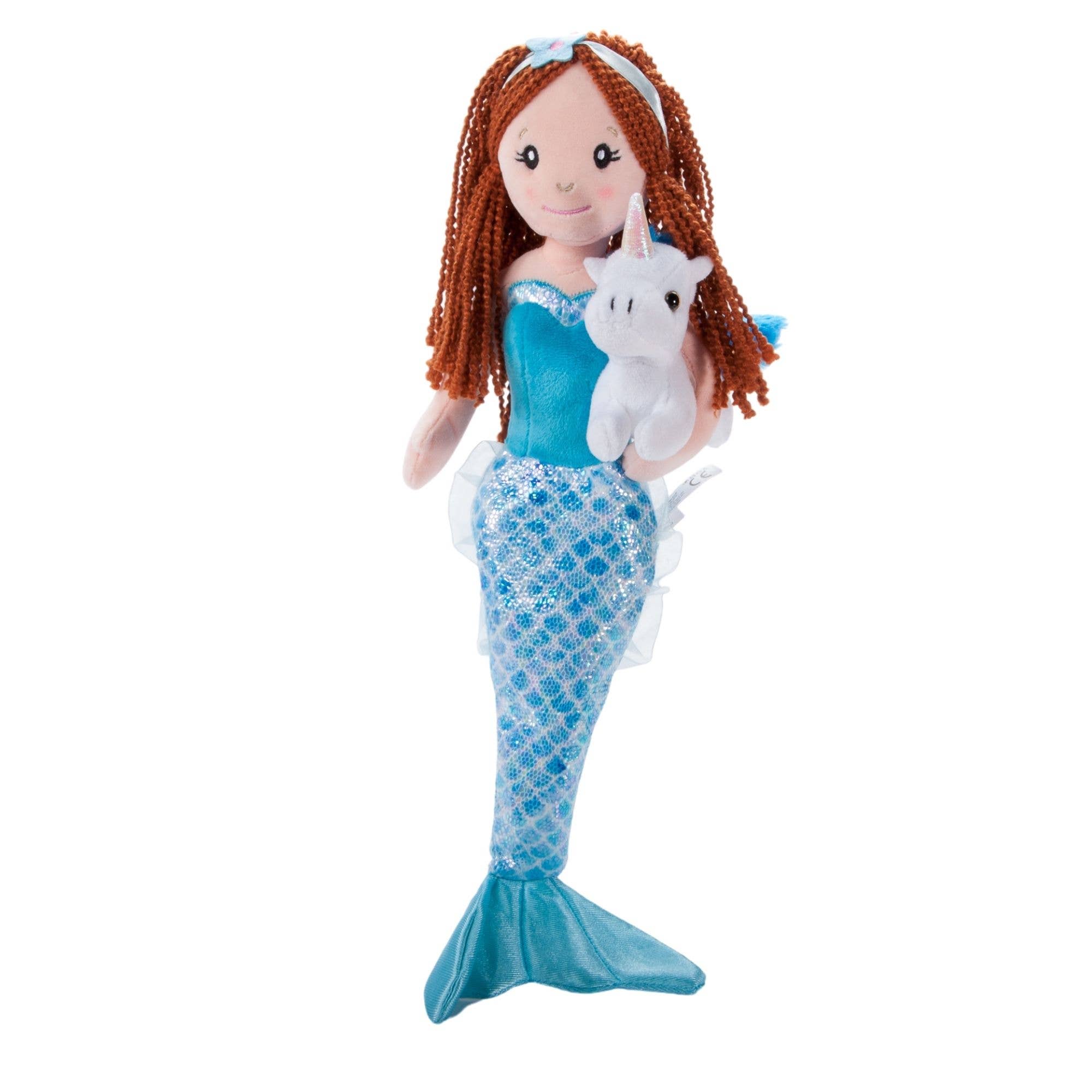 The Petting Zoo - Wholesale Doll - Kids - 17" (45cm) Mermaid Assorted w/ Unicorn Mythical/Fantasy 7