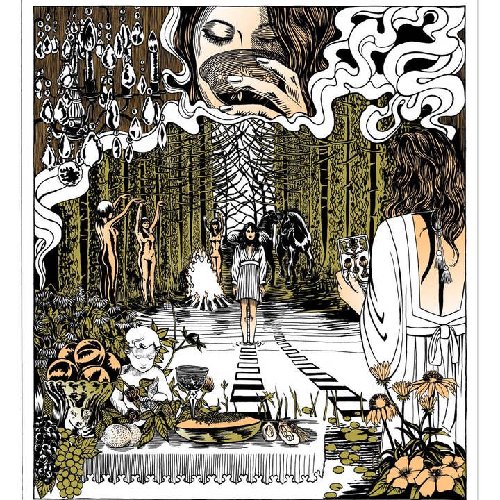 The Pink Chateau Screenprint Poster for wholesale by Utopian Experiments