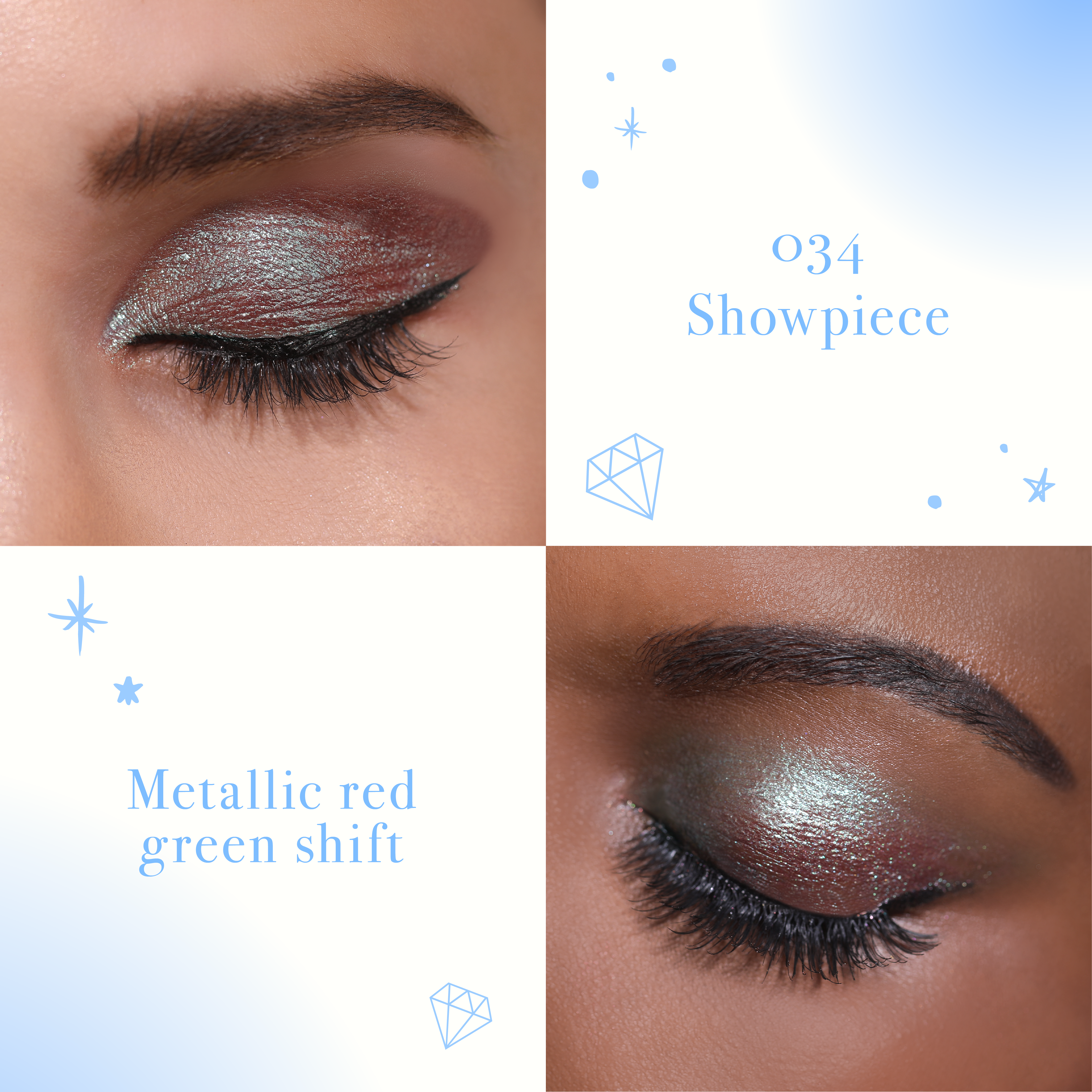 Moira Cosmetics - Wholesale Eyeshadow - Diamond Daze Liquid Shadow (034, Showpiece)4