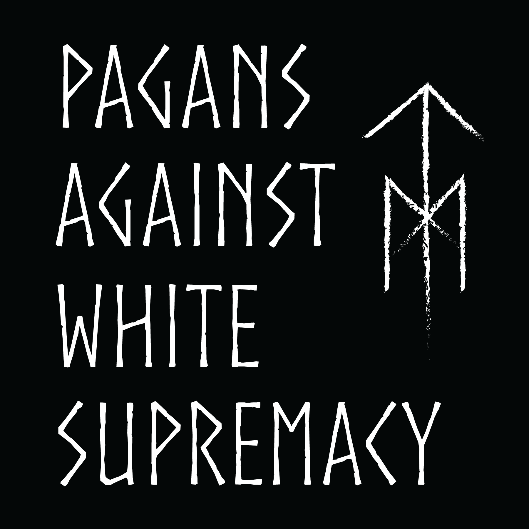 Fendywitch Designs - Wholesale Sticker - Pagans Against White Supremacy Vinyl Sticker2