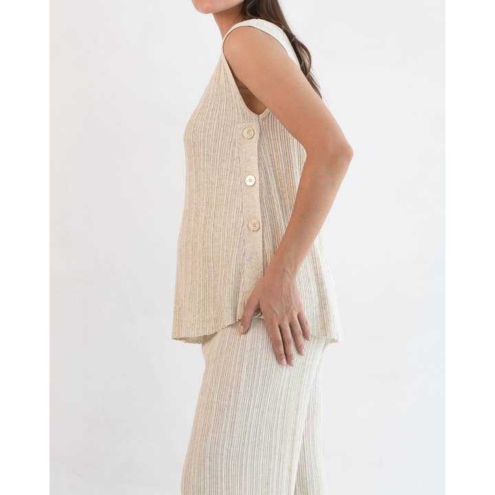 Mármore leve Tanque de alimentação em malha de linho Collete para venda a revendedores na Faire5