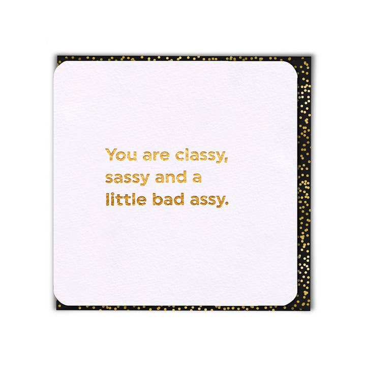 Brainbox Candy - Wholesale Birthday Card - Funny Birthday Card - Classy Sassy