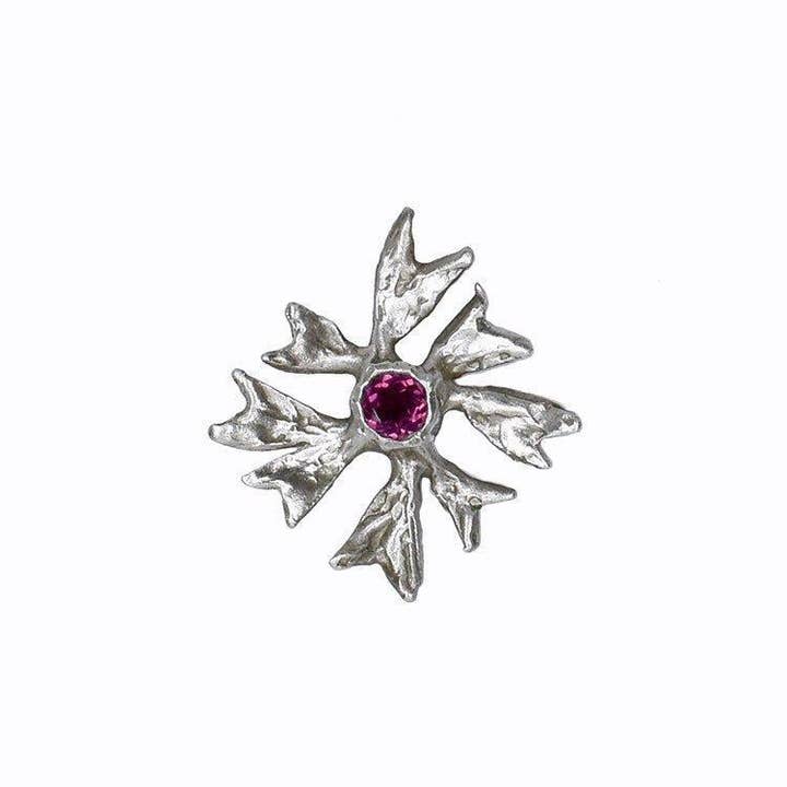 Sandrine B. Jewelry – Brincos de pino por atacado – brincos de flor de bordo1