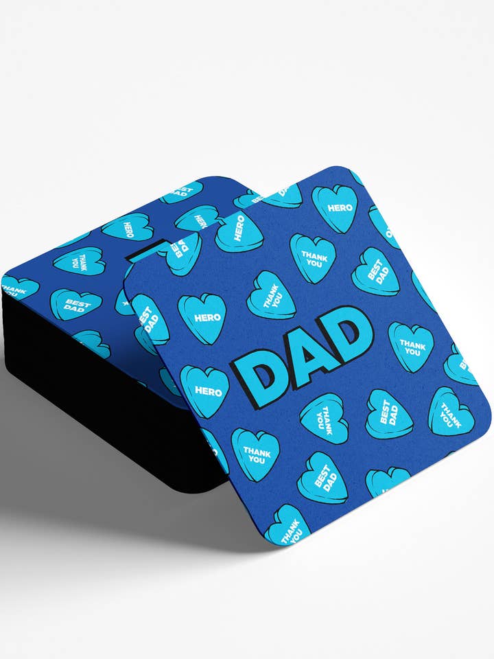 Porta-copos Dad Square por atacado de Studio Soph (We Pay Your Import Fees - We Ship DDP)