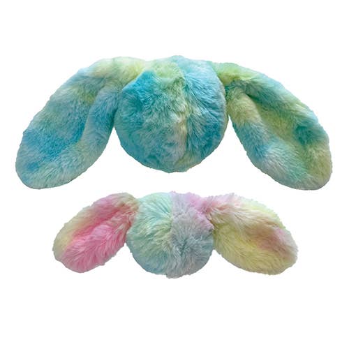 foufouBRANDS - Wholesale Pet Plush Toy - Dog - Fuzzy Wuzzy Bunny 2-in-1 Spiker Ball Toy