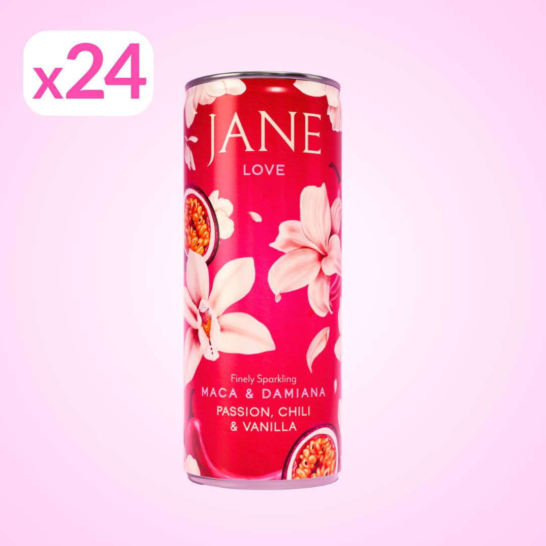 JANE - Wholesale Non-alcoholic aperitif/mocktail - Sparkling Aphrodisiac Drink Passion Vanilla 25cl x24