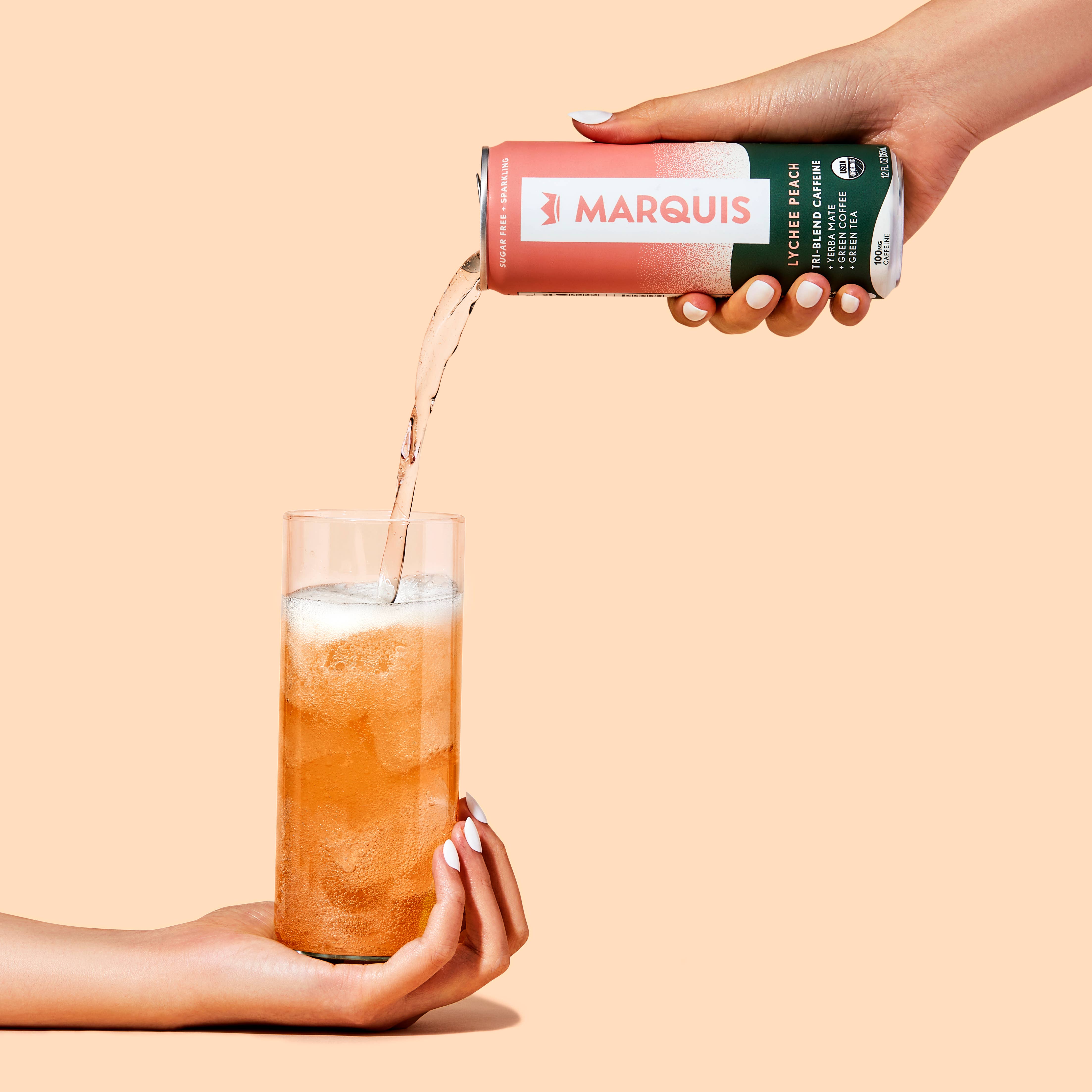 Marquis - Wholesale Sports/Energy Drink - Lychee Peach Sugar-Free Yerba Mate Drink4