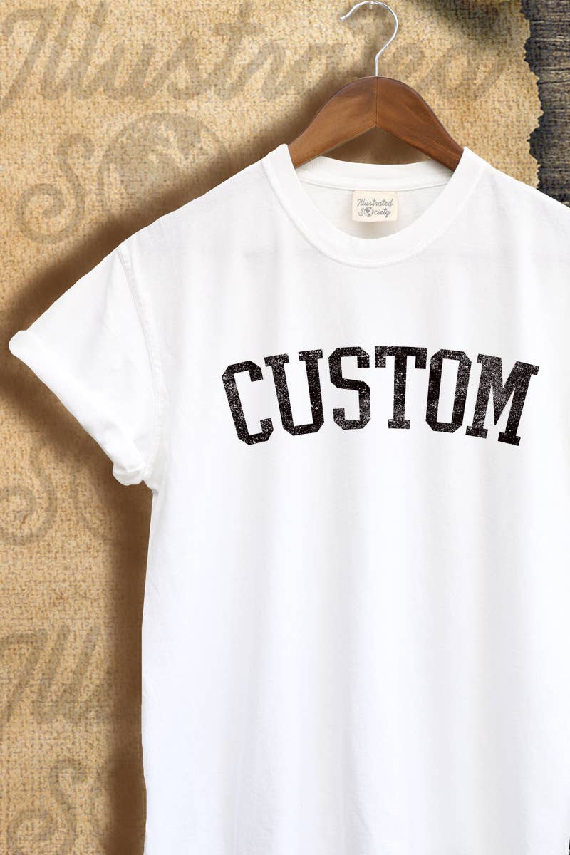 Illustrated Society - Wholesale Screen Printed T-Shirt - Women's - CUSTOM VINTAGE GRAPHIC TEE2