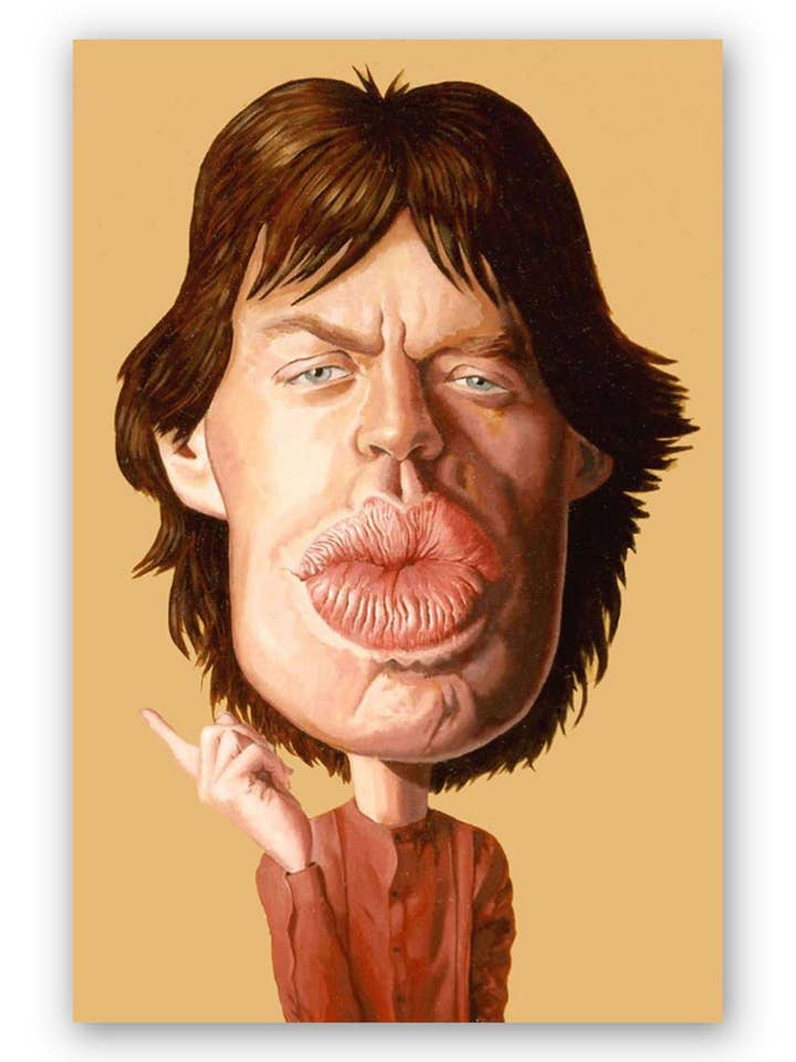 Mick Jagger, Canvas Wall Art for wholesale by Artography Limited