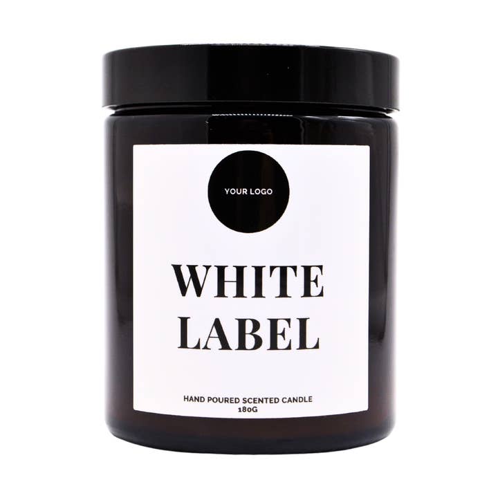 White Label Candles | Handmade In UK | Packs of 6 | 180G Net for wholesale by Wolf & Wilde