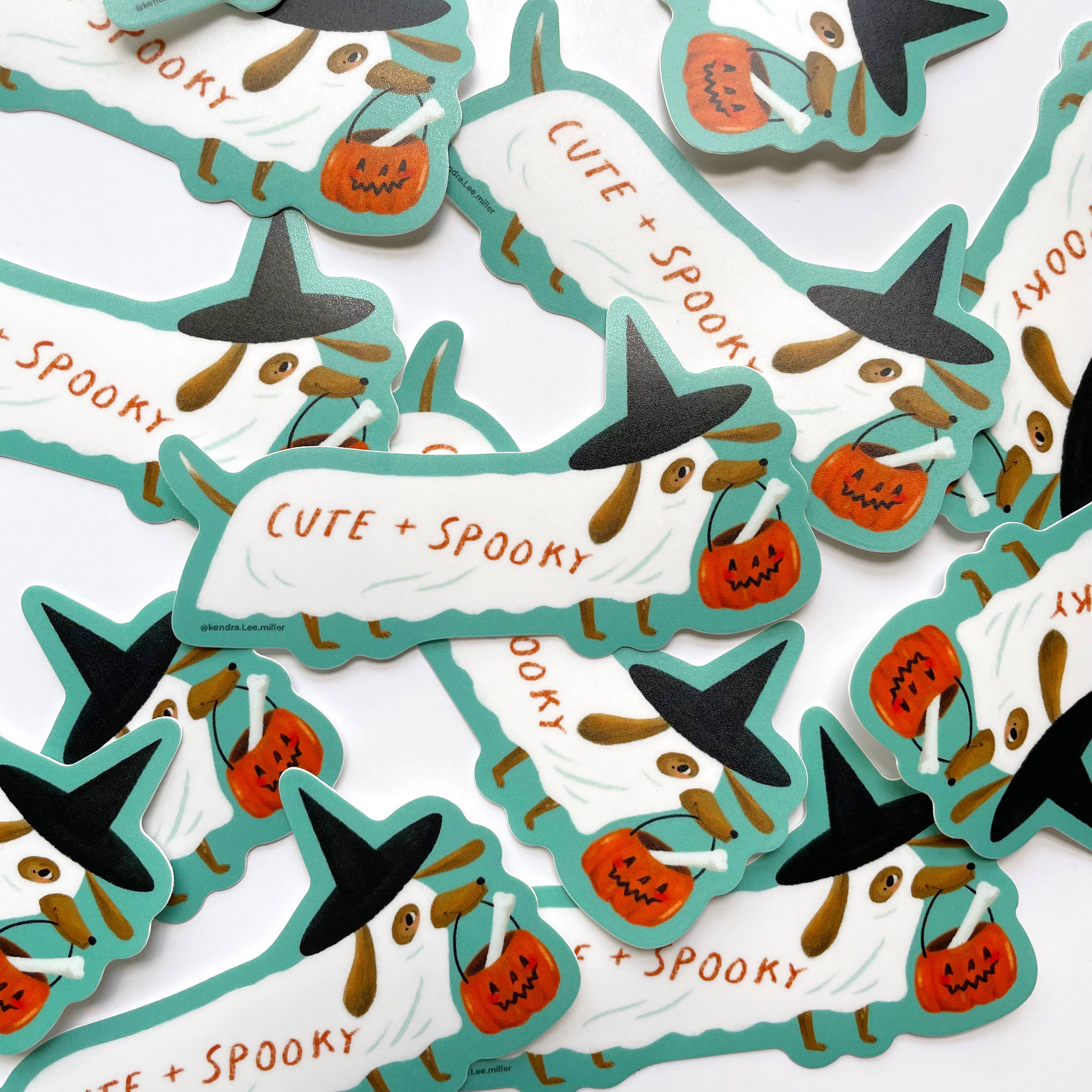 Kendra Lee Miller Art - Wholesale Sticker - Cute and Spooky Vinyl Sticker2