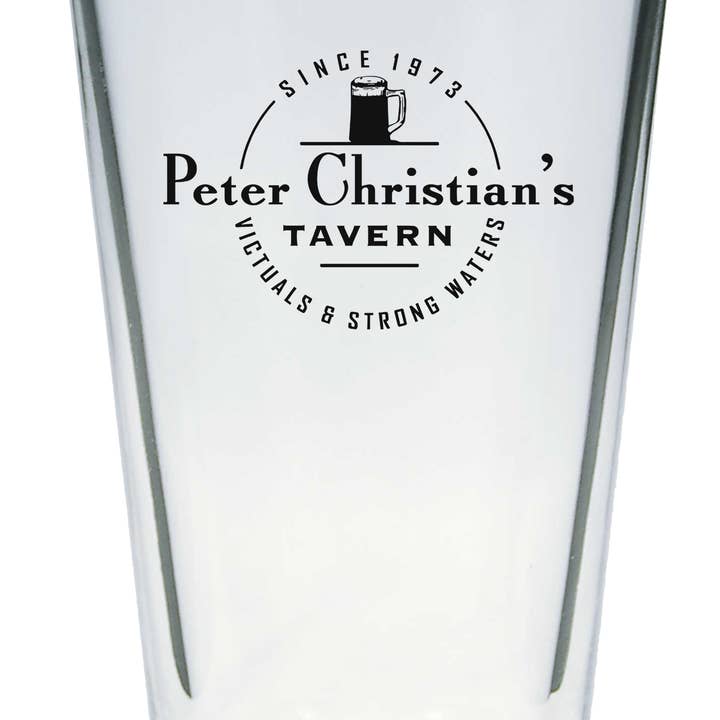 The Buffalo Works - Wholesale Beer Glass/Mug - Custom 16 oz. Pint glass2