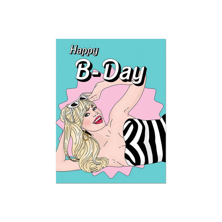 Party Mountain Paper co. - Wholesale Birthday Card - Happy B-Day | Last Chance