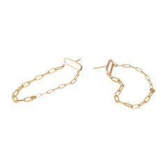 Limbo Jewelry - Wholesale Dangle Earrings - Link Dual Vert Earrings10