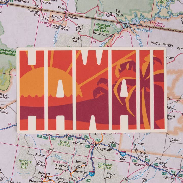Autocollant Hawaii pour la vente par Vagabond Heart