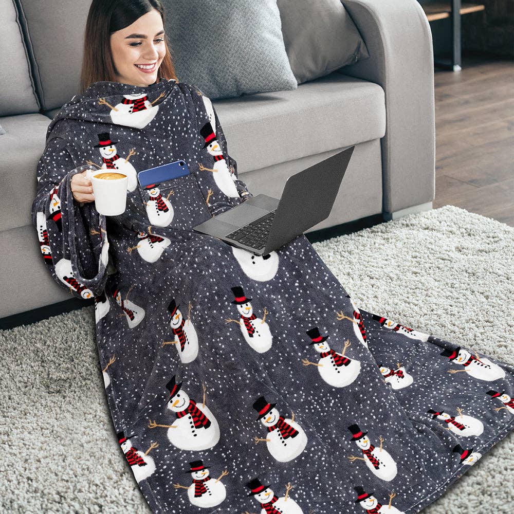 Pavilia - Vendita all'ingrosso Plaid - Coperta con maniche - Tasca applicata191