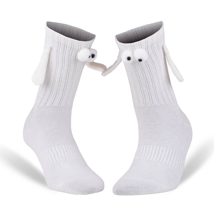 Mars Outlet Store LLC - Wholesale Socks - Unisex - Magnetic Socks Holding Hands 1 Pair Shoe Size 5 to 100