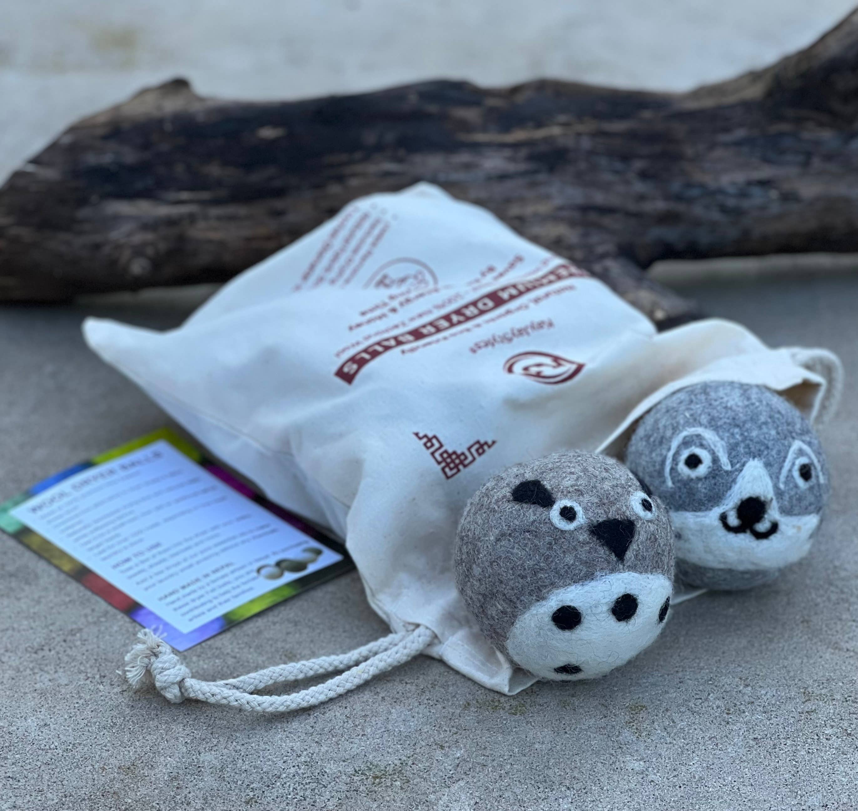 Lungta Imports – wholesale Torktumlarbollar – Torkbollar Filt Extra Large 6 Pk - 100% Ekologisk Ull5