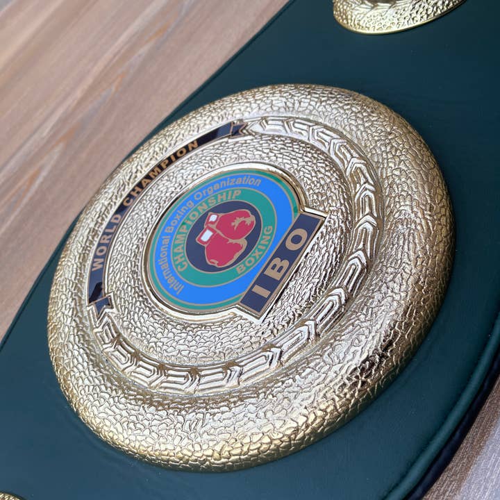 Factory Blanks - Wholesale Belt - Unisex - IBO Replica Championship Belt for Boxing Gyms Retail Display2
