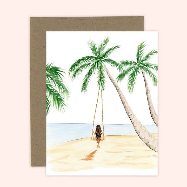 Tropiska Boho Beach Dagar Vardagliga Gratulationskort för wholesale av Almeida Illustrations