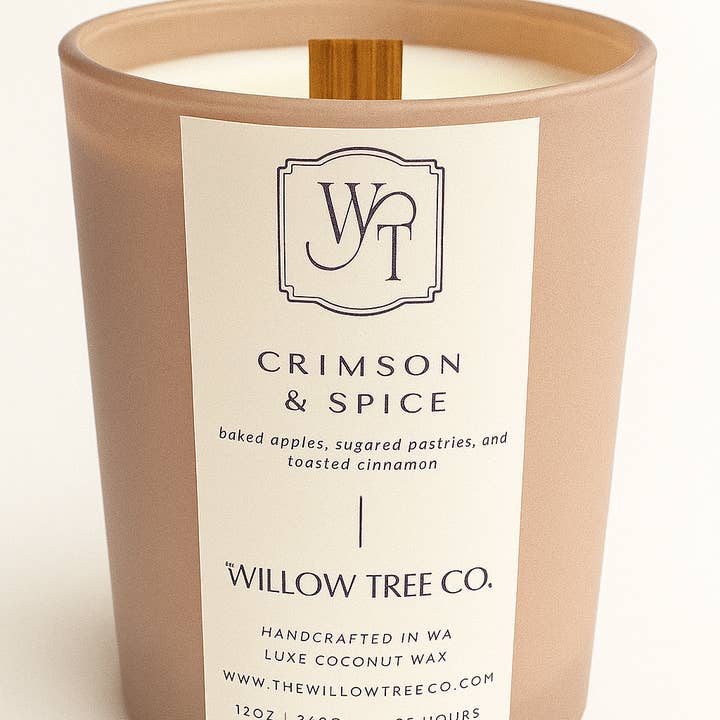 Crimson + Spice for wholesale by The Willow Tree Co
