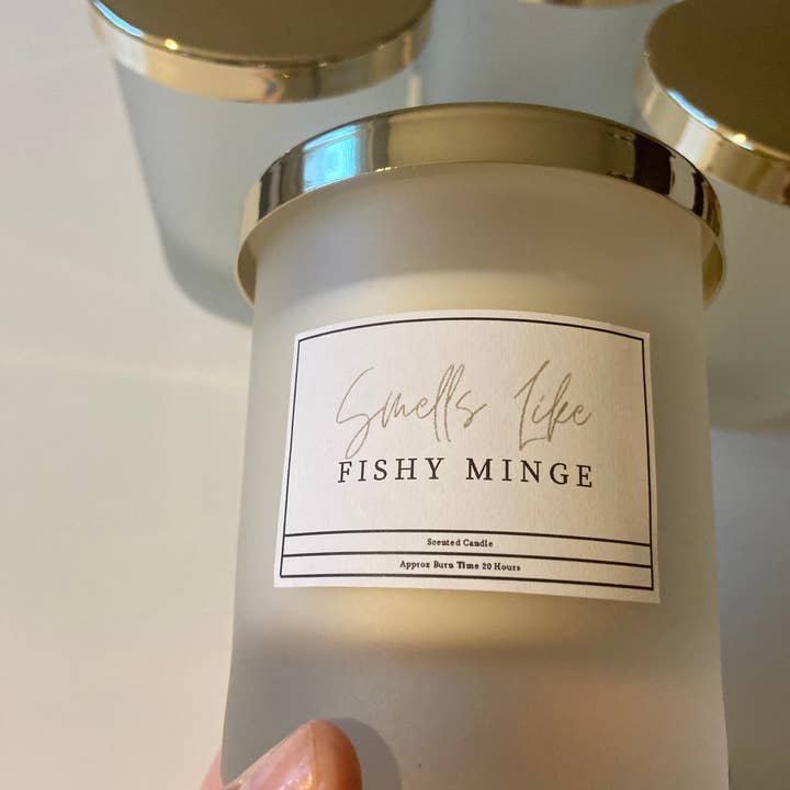 Smells Like Fishy Minge Candle / Funny Candles / Funny Gifts/ Birthday Gifts for wholesale by Giftieness