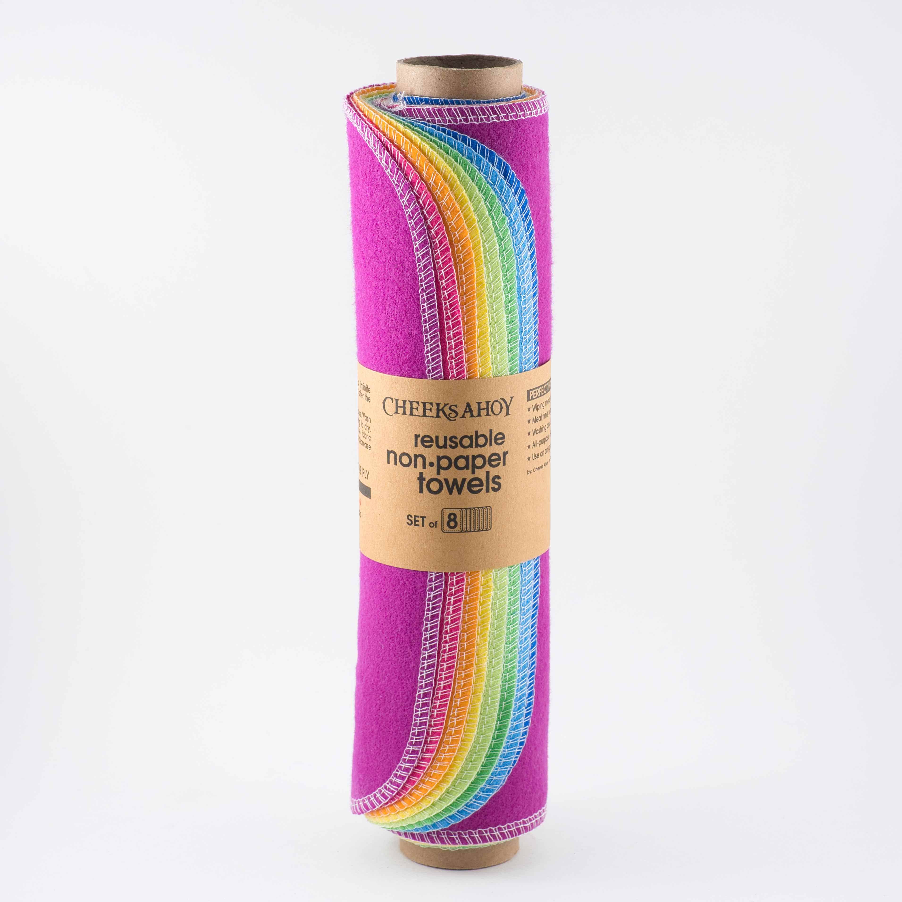 Cheeks Ahoy - Wholesale Dishcloth - Pre-Rolled Reusable Non-Paper Towels4