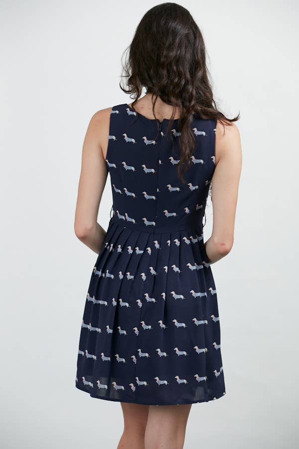 SM WARDROBE - Vente Robe – femme - Robe imprimée teckel5