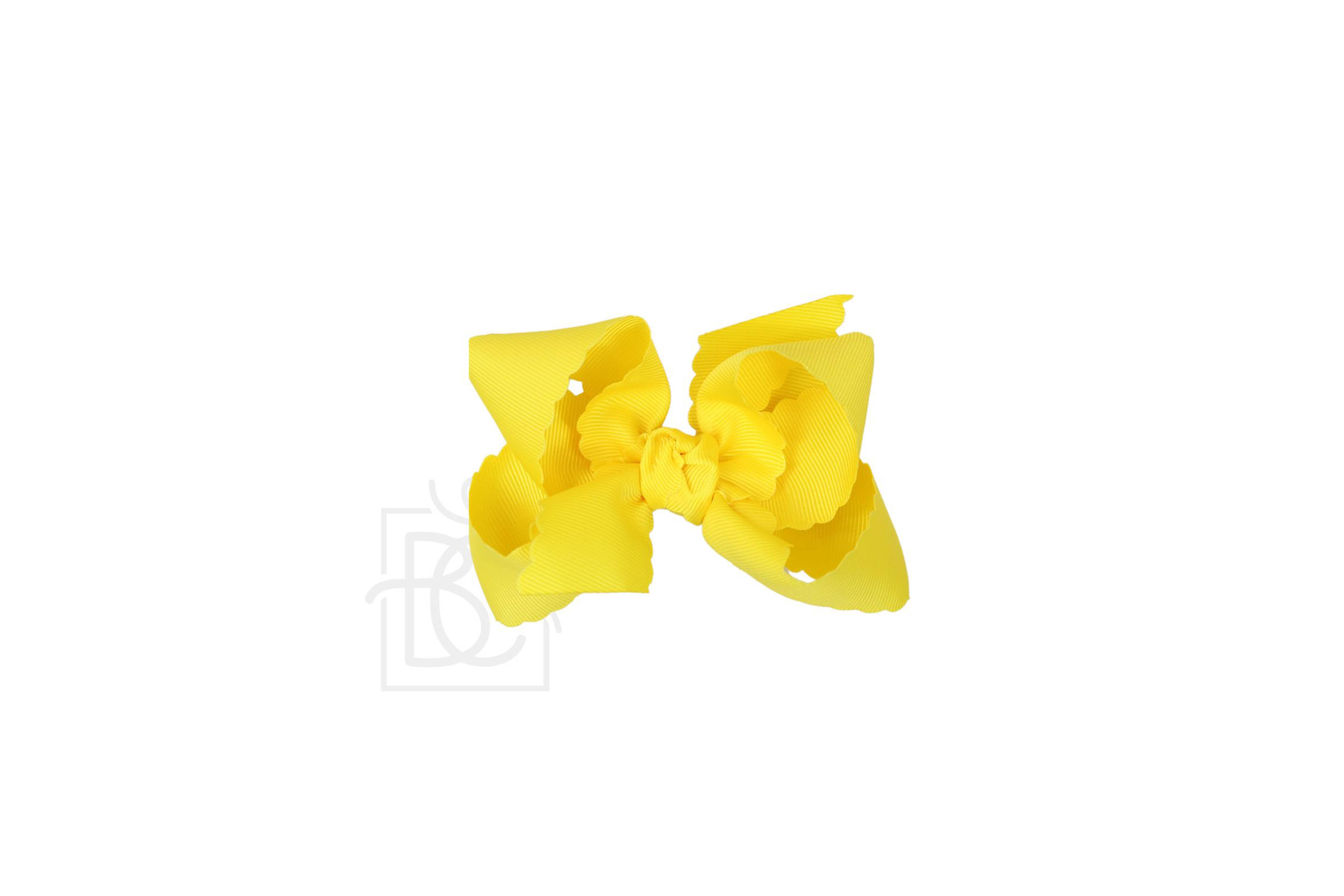 Beyond Creations, LLC – wholesale Hair bow – Kids – SCALLOPED EDGE BOW68