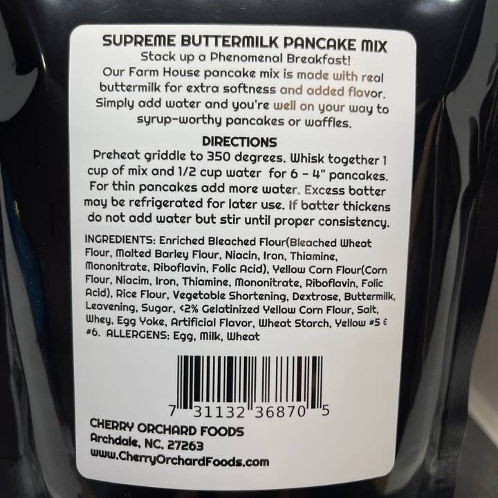 Cherry Orchard Foods - Vente Préparation pour biscuits - Produits de boulangerie et de garde-manger Farm House9