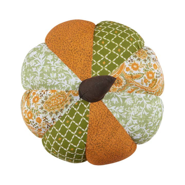 Peking Handicraft - Wholesale Throw/Decorative Pillow - Shaped Patchwork Pumpkin Pillow