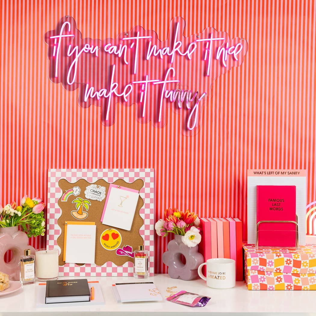 Chez Gagné - Wholesale Journal/Diary - Famous Last Words - Hardcover Daily Journal - Crimson6