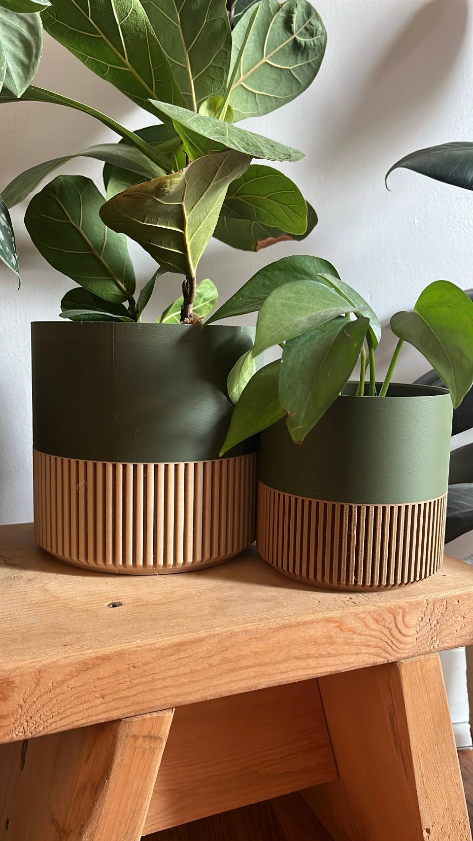 Prairie City Printing Co. – wholesale Kruka – Tvåfärgad trä- och färgkruka10