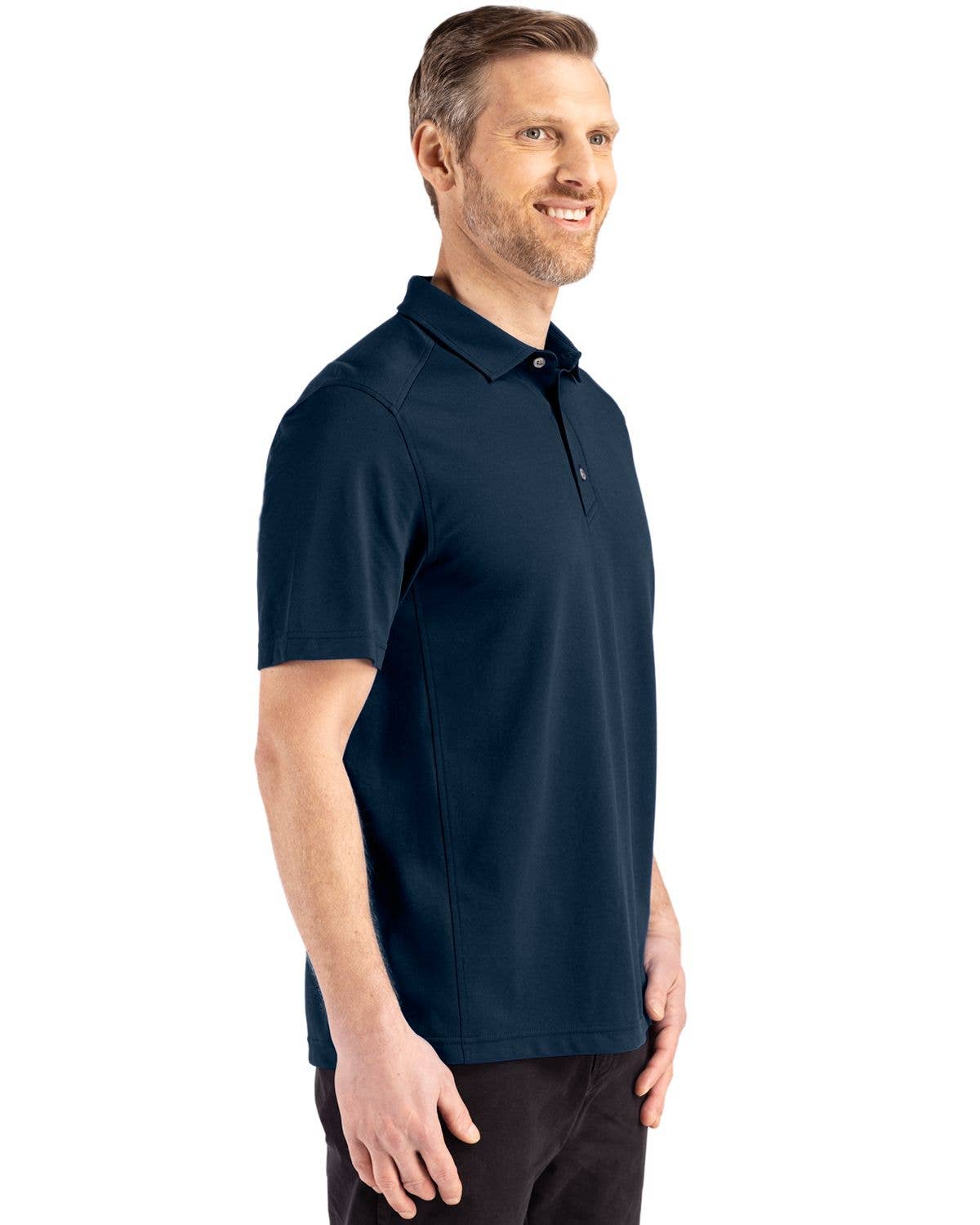 Cutter & Buck - Wholesale Polo - Men's - Cutter & Buck Advantage Refresh Mens Tri-Blend Pique Polo18