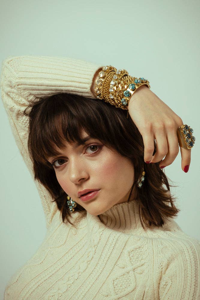 TOVA - Wholesale Cuff Bracelet - Keira Cuff in Champagnes4