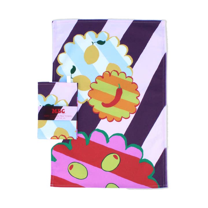 Maddison Ball Creative - Wholesale Tea Towel - Olive Kitchen Print Tea Towel