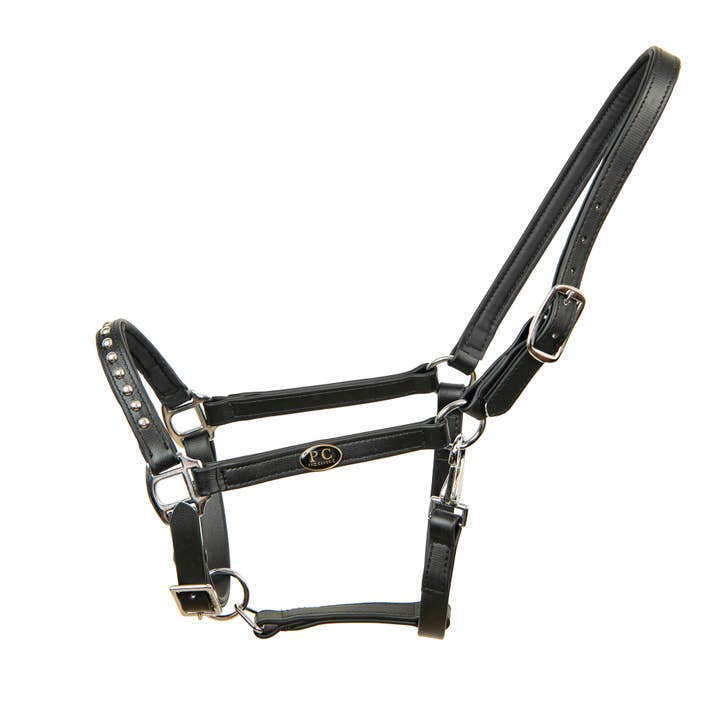 Luxury Adjustable Padded Horse Halter with Crystals for wholesale by Pro Classic Global