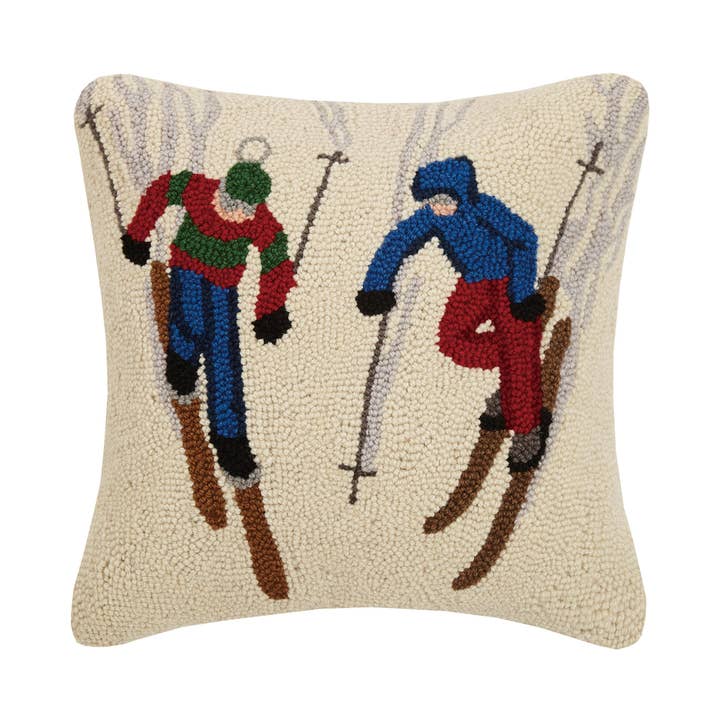 Ski Buddies Hook Pillow for wholesale by Peking Handicraft