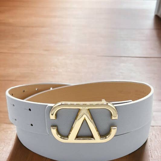Andrea Bijoux - Wholesale Belt - Women's - Faux Leather V Buckle Fashion Belt6