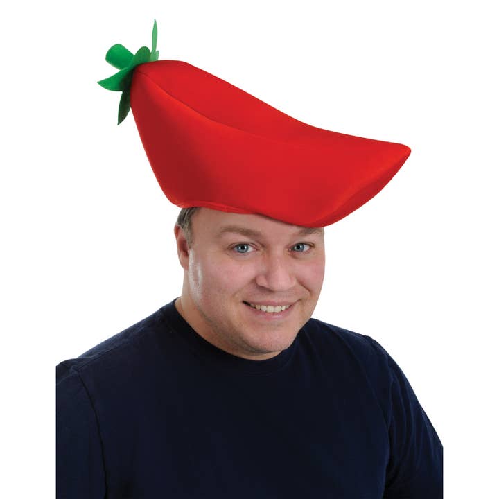 Plush Chili Pepper Hat for wholesale by Beistle