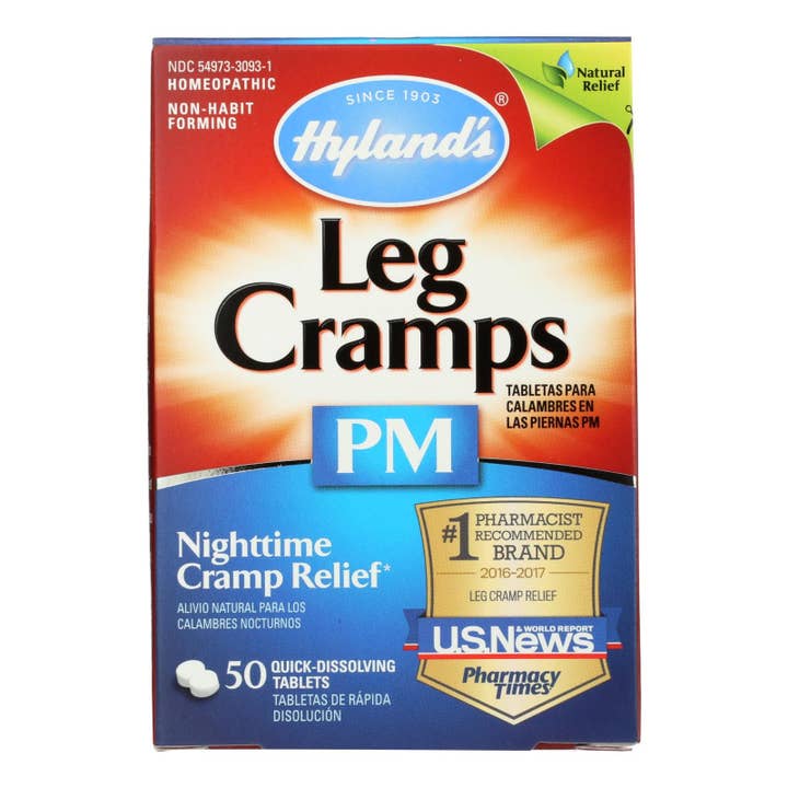 Hyland's - Leg Cramp Relief PM - Case of 3-50 Tablets for wholesale by Everyday Supply Co