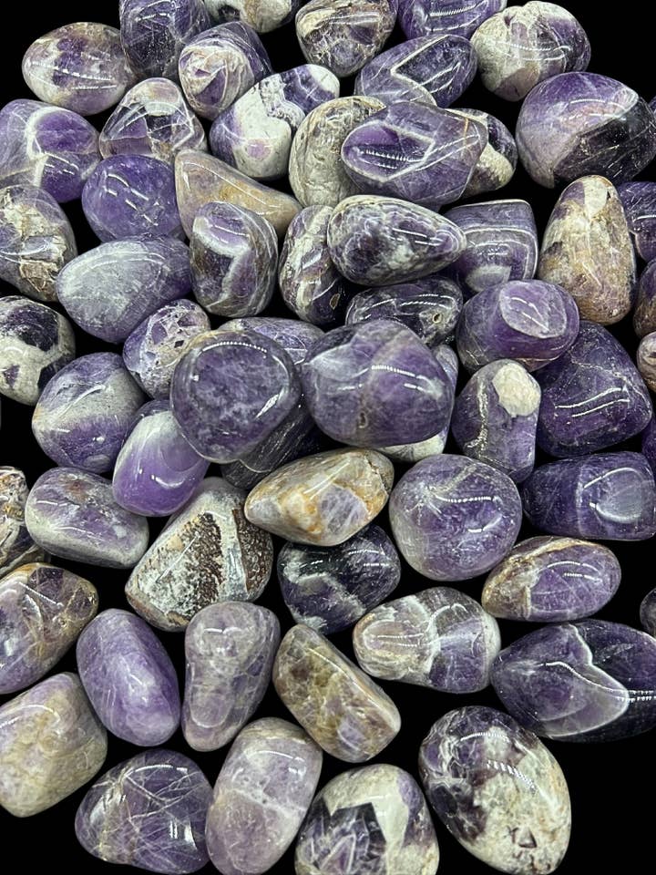 Geoworld - Tumbled Stone - Banded Amethyst - ML for wholesale by Geoworld Gallery