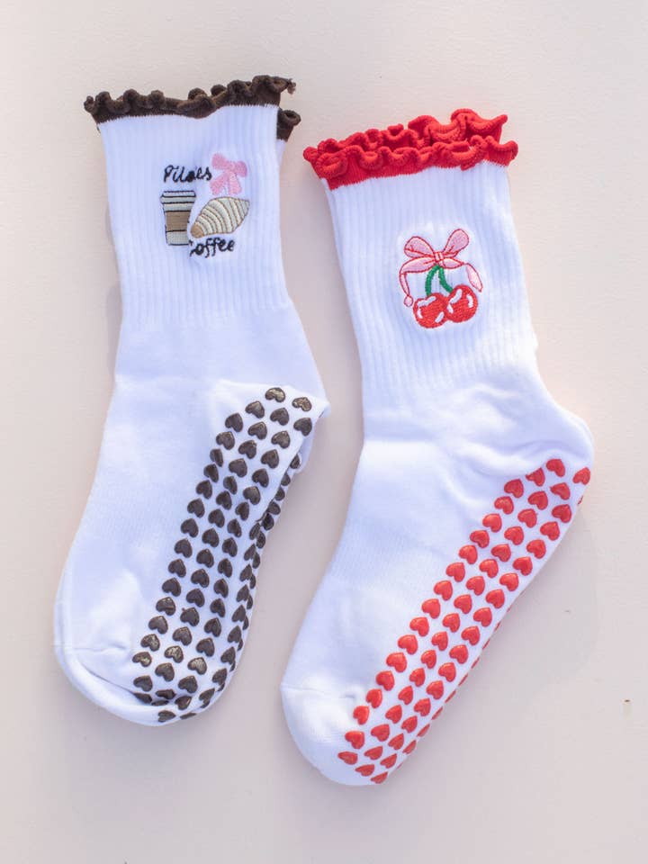 Pilates Grip Socks for wholesale by Space 46 Wholesale