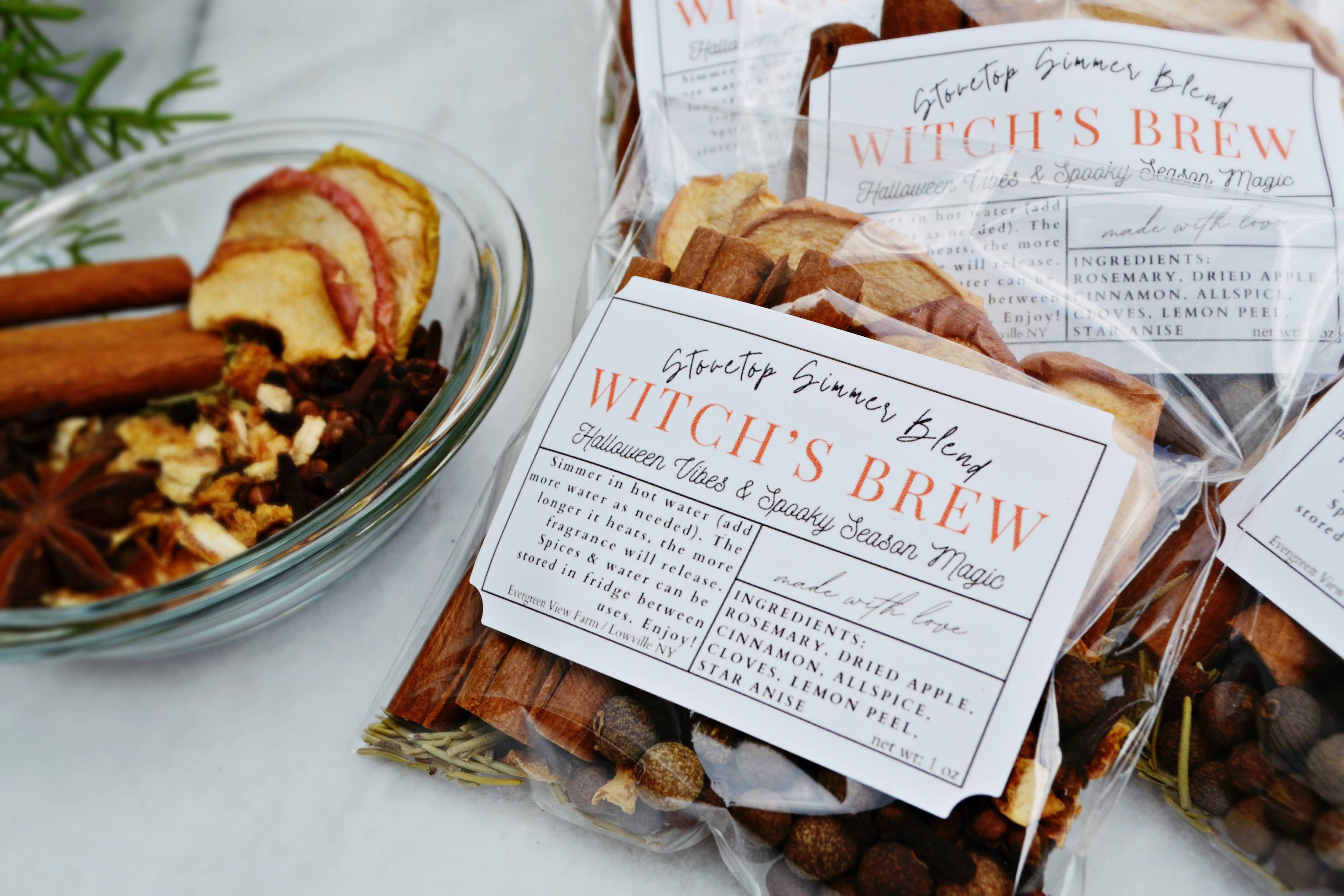 Evergreen View Farm - Wholesale Potpourri - Witch's Brew Autumn Fall Halloween Simmer Stovetop Spices16