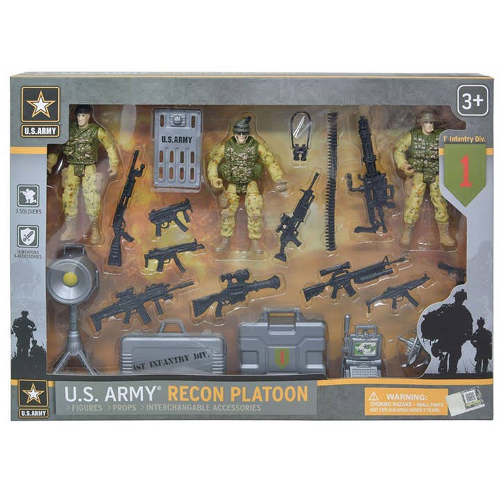USA Army Recon Platoon Play Set Boxed for wholesale by Deluxe Import Trading