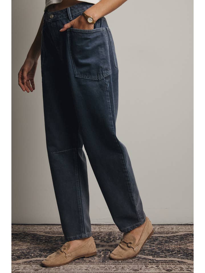 Forte - Wholesale Jeans - Women's - High Rise Barrel Utility Jeans FP0004 15