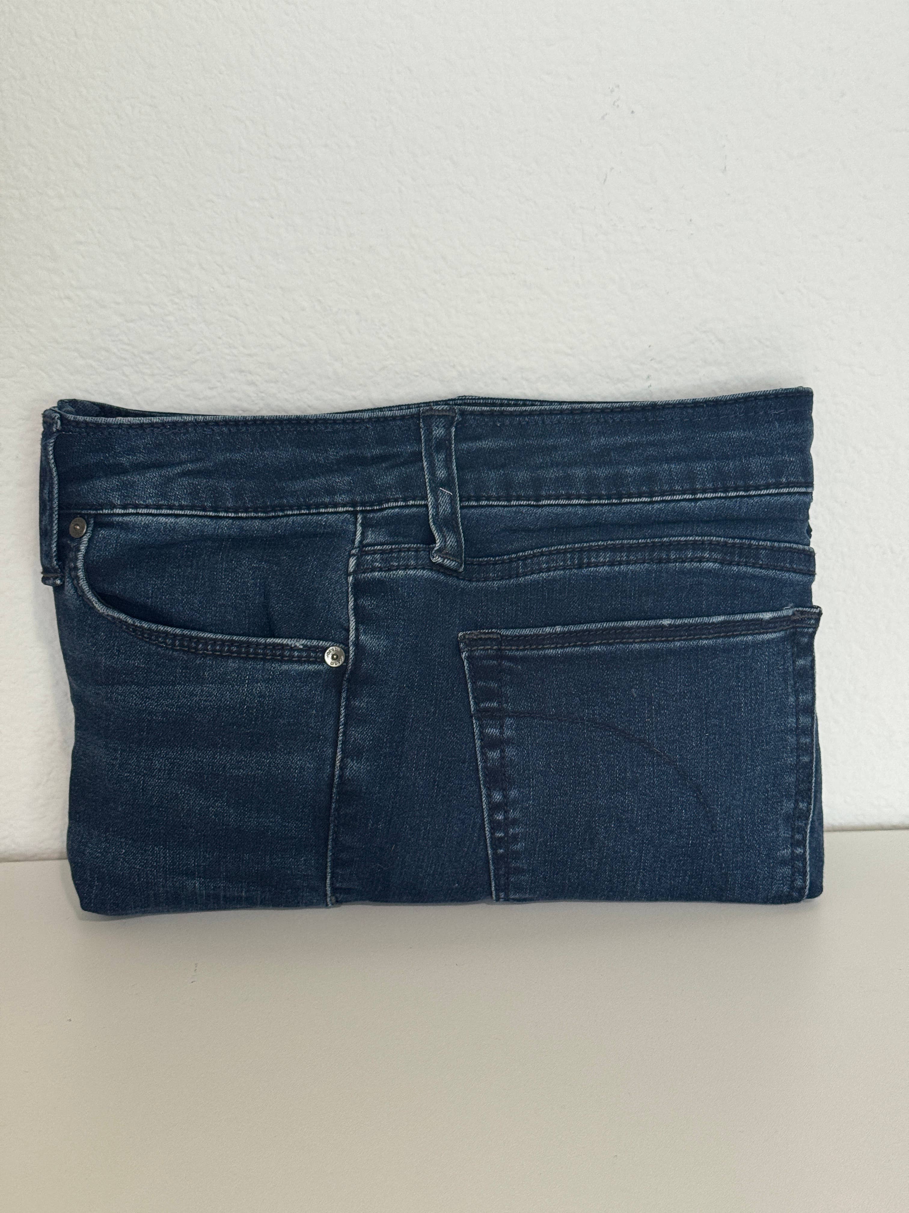 Indigo Bags - Wholesale Clutch Bag - Women's - Joe's Upcycled Premium Denim clutch - pink leopard6